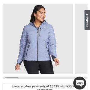 Eddie Bauer IgniteLite Stretch Reversible Hooded Jacket